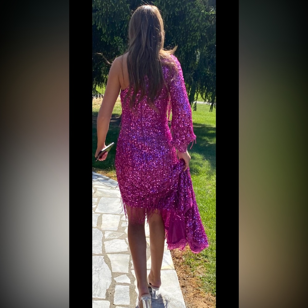 Pink prom dress
